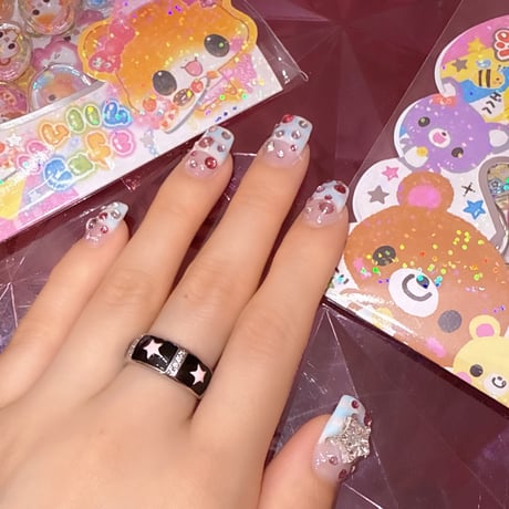 ❤︎BLACK★リング