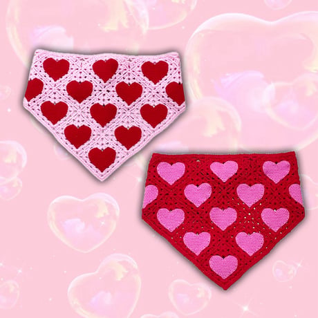 Heartニットバブーシュカ