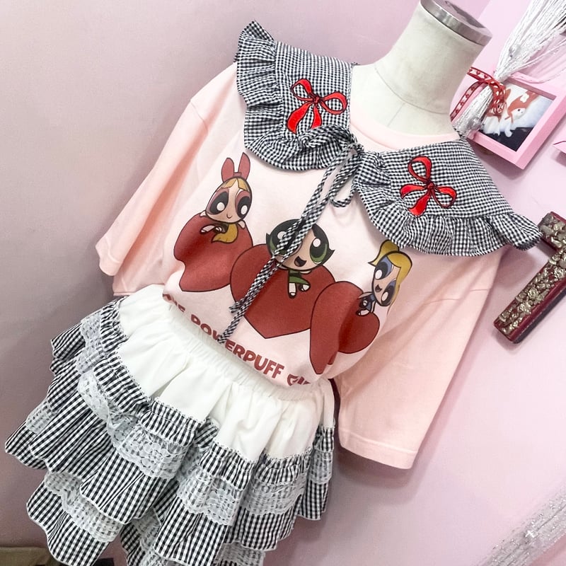 Ribbonチェックつけ襟 | Romantic Standard ロマンティックスタンダード