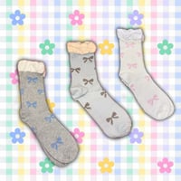 フリルリボンソックス
