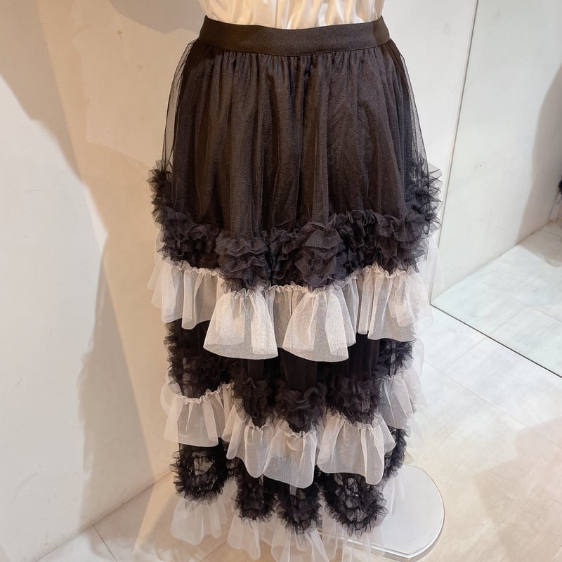 2トーンフリルチュールスカート | Romantic Standard ロマンティック