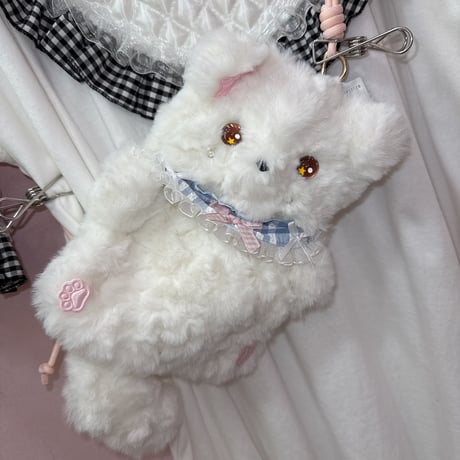 ふわふわねこちゃんポシェット