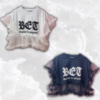 ドットロゴフリルチュールT