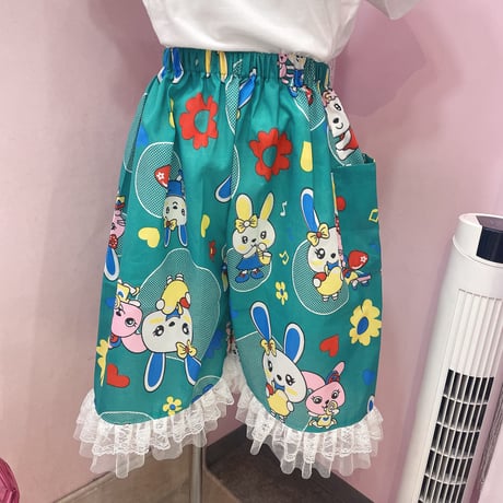 カラフルPOPラビットハーフパンツ