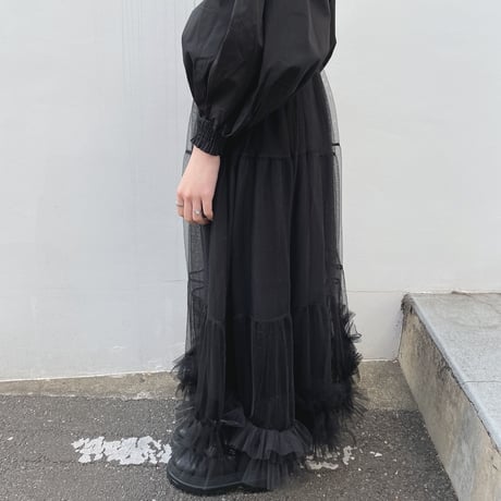 ボリュームチュールスカート
