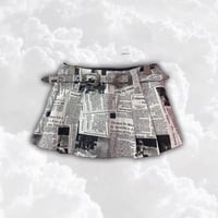 News paperプリーツスカート