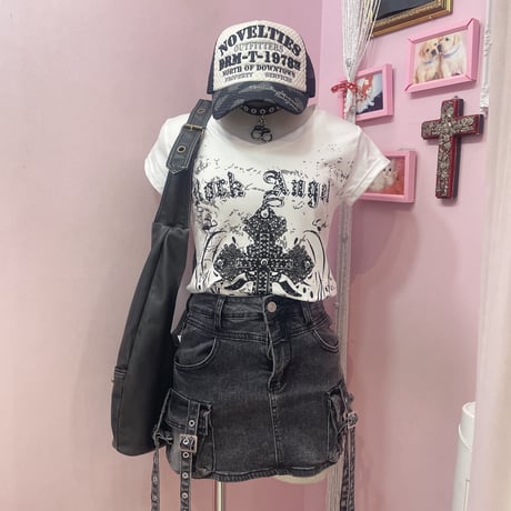Rock Angel クロスTシャツ