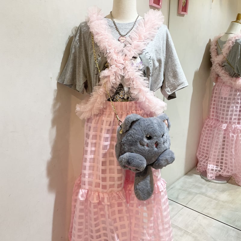 Tulle ribbon harness (リボン装飾チュールハーネス) Tulle
