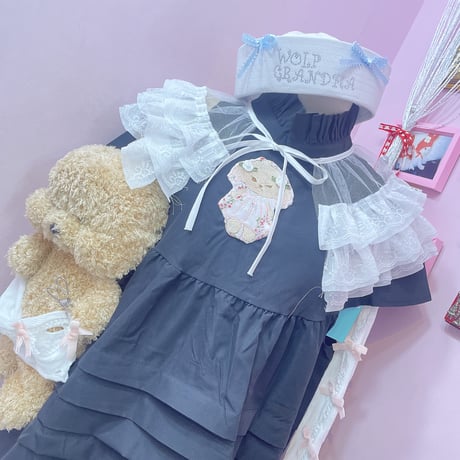 おめかしPuppyスモックワンピース