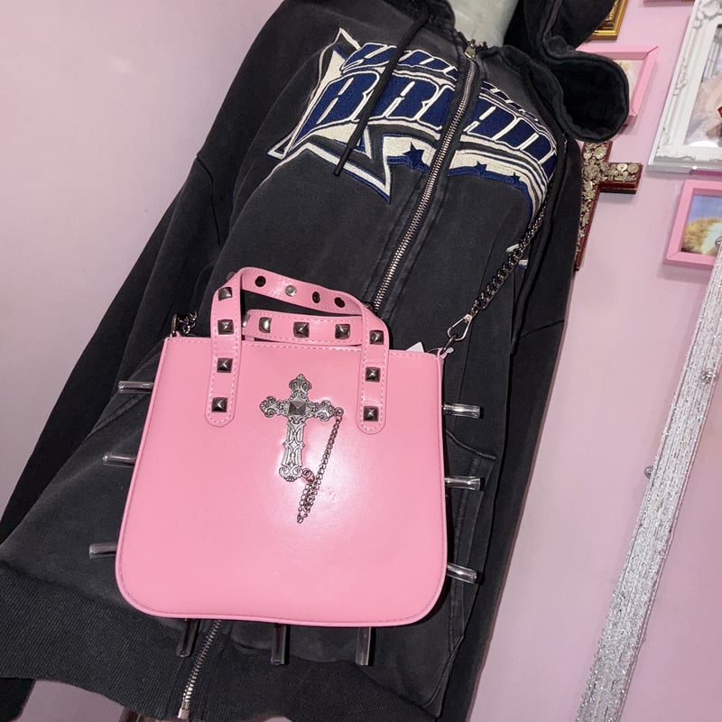 クロススタッズレザーバッグ | Romantic Standard ロマンティック