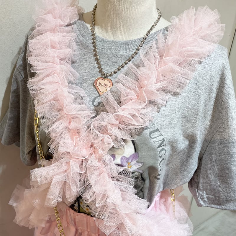 Tulle ribbon harness (リボン装飾チュールハーネス) Tulle ribbon harness (リボン装飾チュールハーネス) - メルカリ
