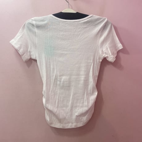 フリルTea cup kittyパッチTシャツ