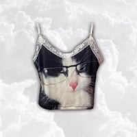 Angry cat キャミソール