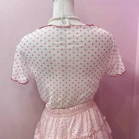 Kittyドットシアートップス