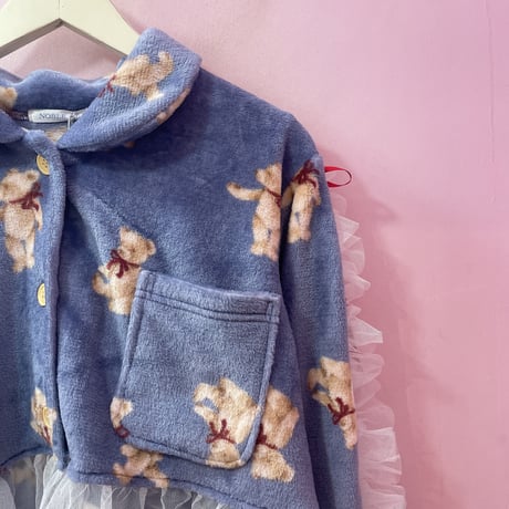 ふわふわBearフリルトップス
