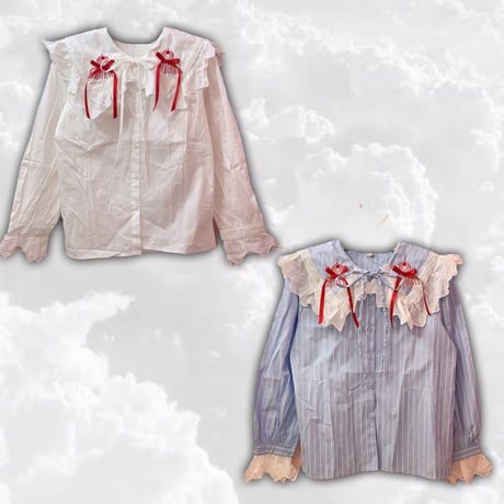 フリルカラーブラウス | STORES