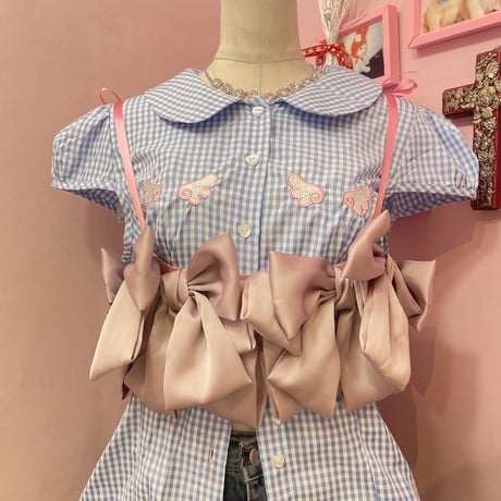 Many ribbon ハーネスビスチェ