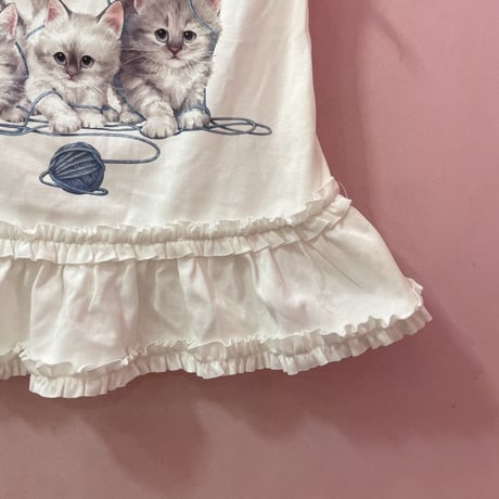 レトロkittyフリルベアトップ