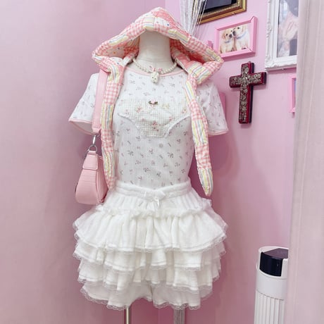 Pantyフラワーカットソー
