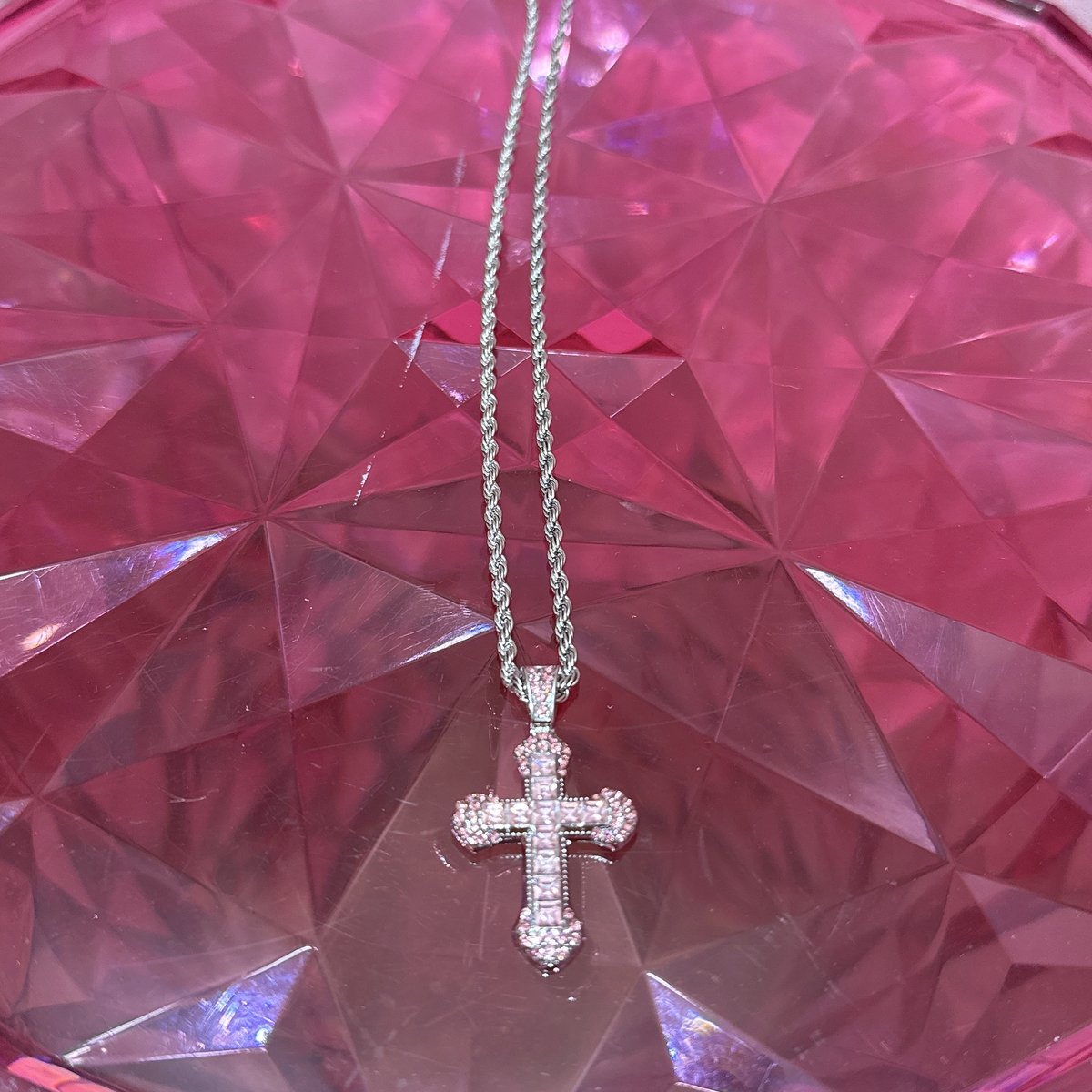 クロスビジューカラーネックレス | Romantic Standard ロマンティック