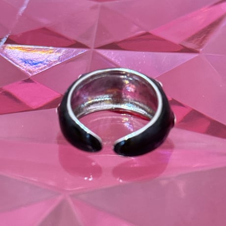 ❤︎BLACK★リング