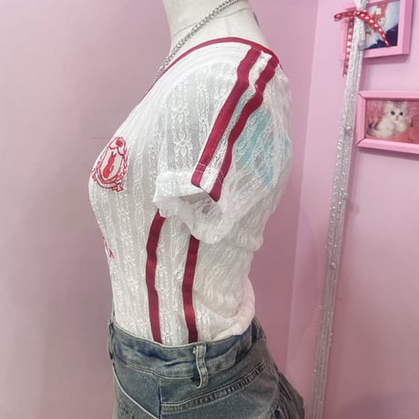 レーストラックロゴTシャツ