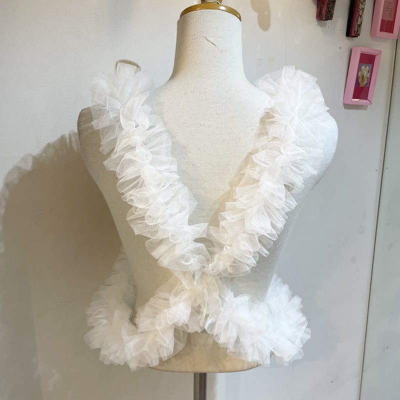 Tulle ribbon harness (リボン装飾チュールハーネス) ribbon
