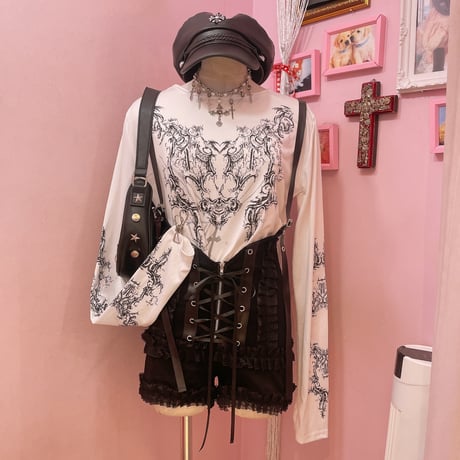 サス付きゴシックショートパンツ