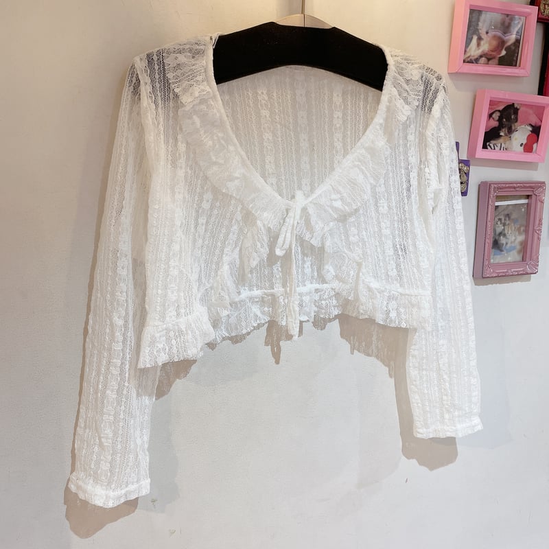 QutieFlash レースフリルボレロ QutieFlash レースフリルボレロ