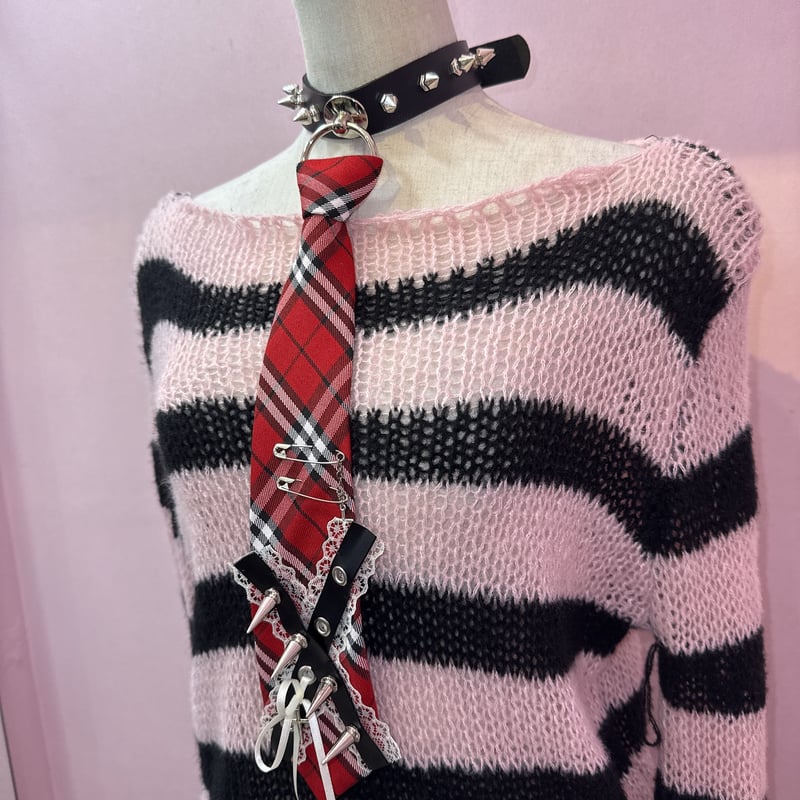 ゴシックスタッズチョーカーネクタイ | Romantic Standard