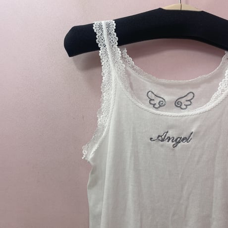Angel wing レースキャミソール