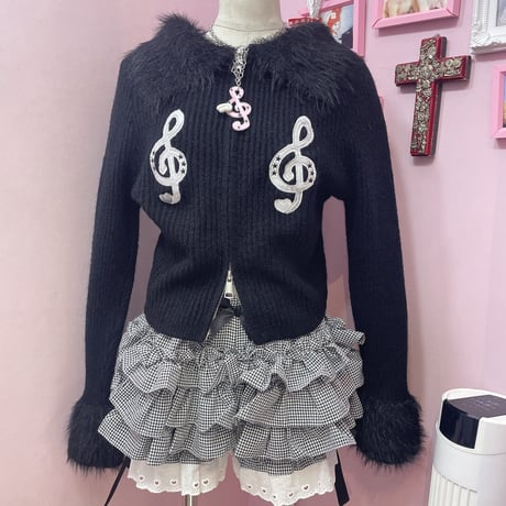 ♫襟付きWジップニット