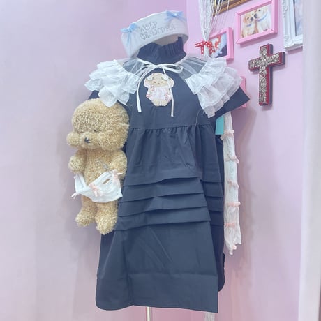 おめかしPuppyスモックワンピース