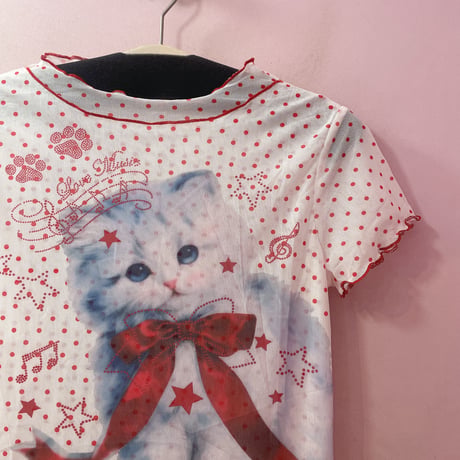 Kittyドットシアートップス