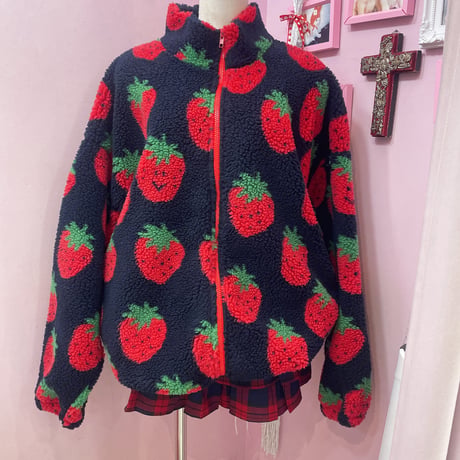 Strawberry ボアジャケット