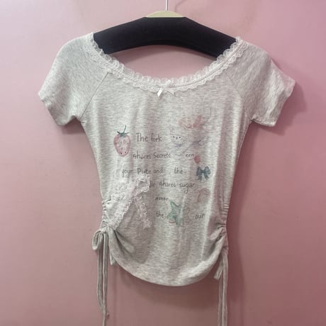 Kitty ribbon カットソー