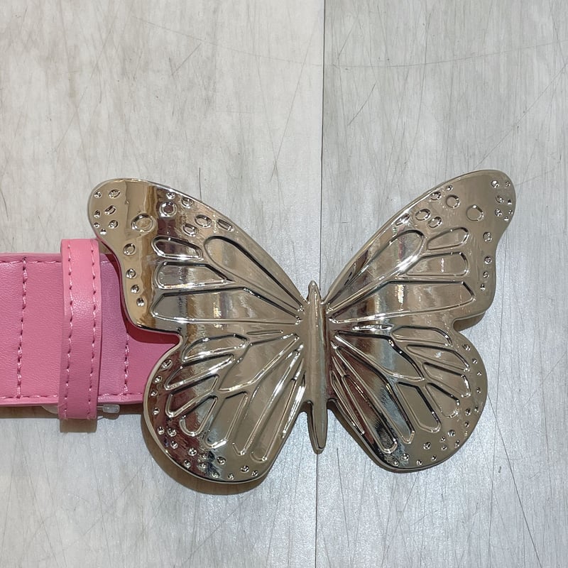 バタフライバックルレザーベルト | Romantic Standard ロマンティック