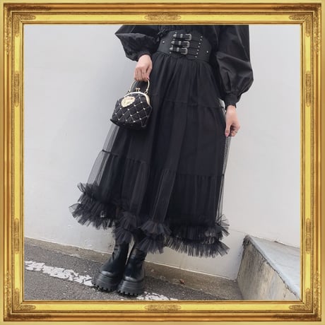ボリュームチュールスカート