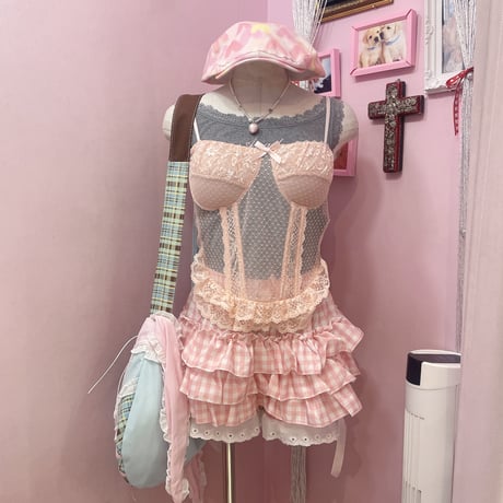 Angel wing レースキャミソール