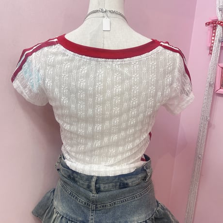 レーストラックロゴTシャツ
