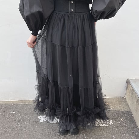 ボリュームチュールスカート