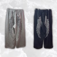 バックウィングワイドスウェットパンツ