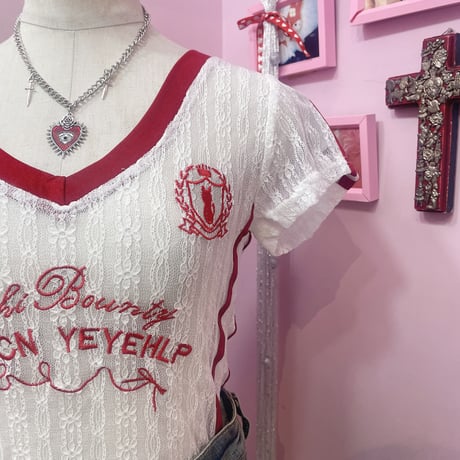 レーストラックロゴTシャツ