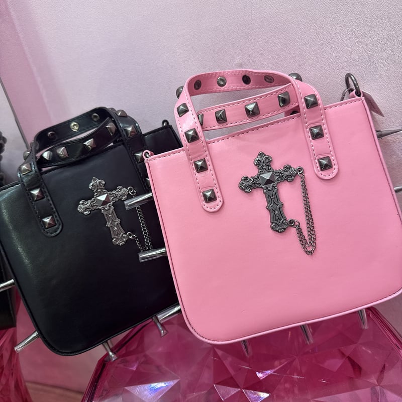 クロススタッズレザーバッグ | Romantic Standard ロマンティック