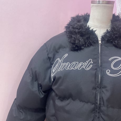 ロゴパディングショートジャケット