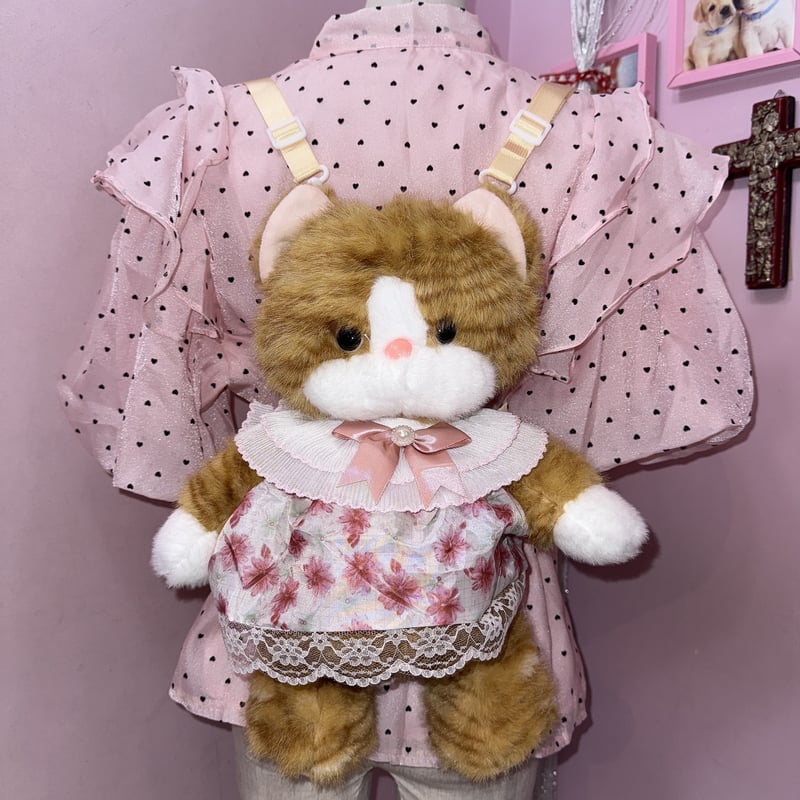 レトロふわふわねこちゃんリュック | Romantic Standard レトロふわふわねこちゃんリュック | Romantic Standard