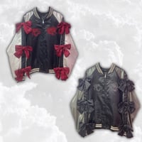 リボンスリーブダークドラゴンスカジャン