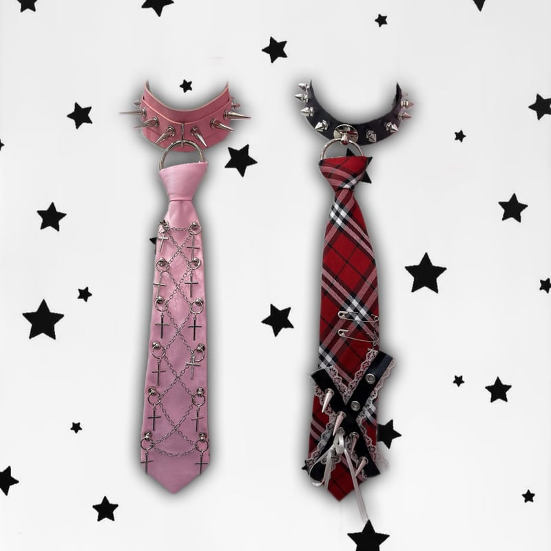 ゴシックスタッズチョーカーネクタイ | Romantic Standard