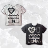 Melody レースモノトーンTシャツ