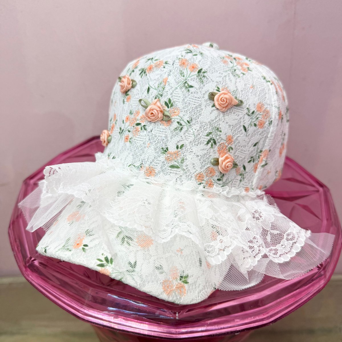 フラワーレースリメイクキャップ | Romantic Standard ロマンティック